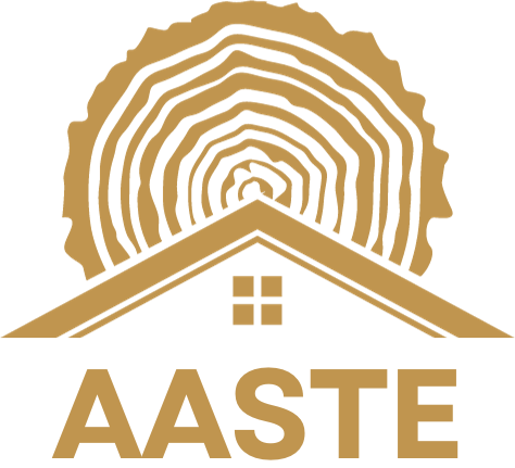 Logo houten bijgebouwen aaste
